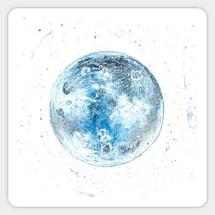 Blue Moon Sticker